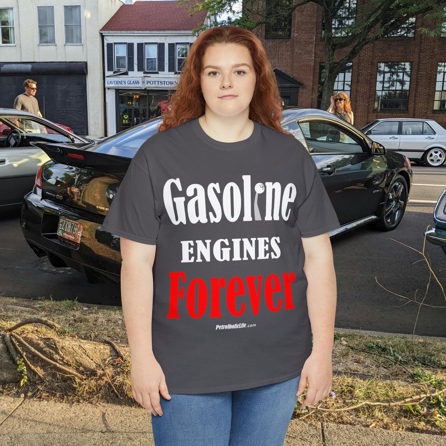 Gasoline Engines Forever - Unisex Heavy Cotton Tee