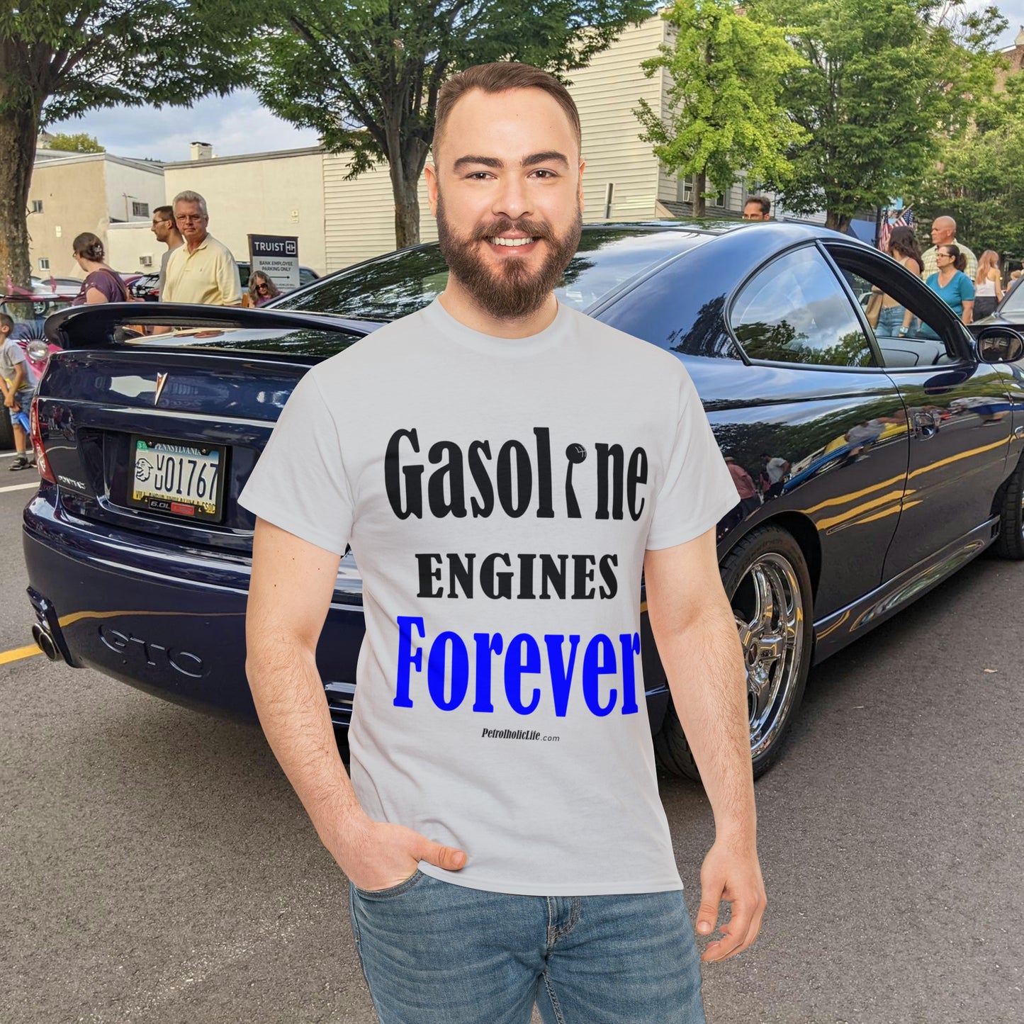 Gasoline Engines Forever - Unisex Heavy Cotton Tee