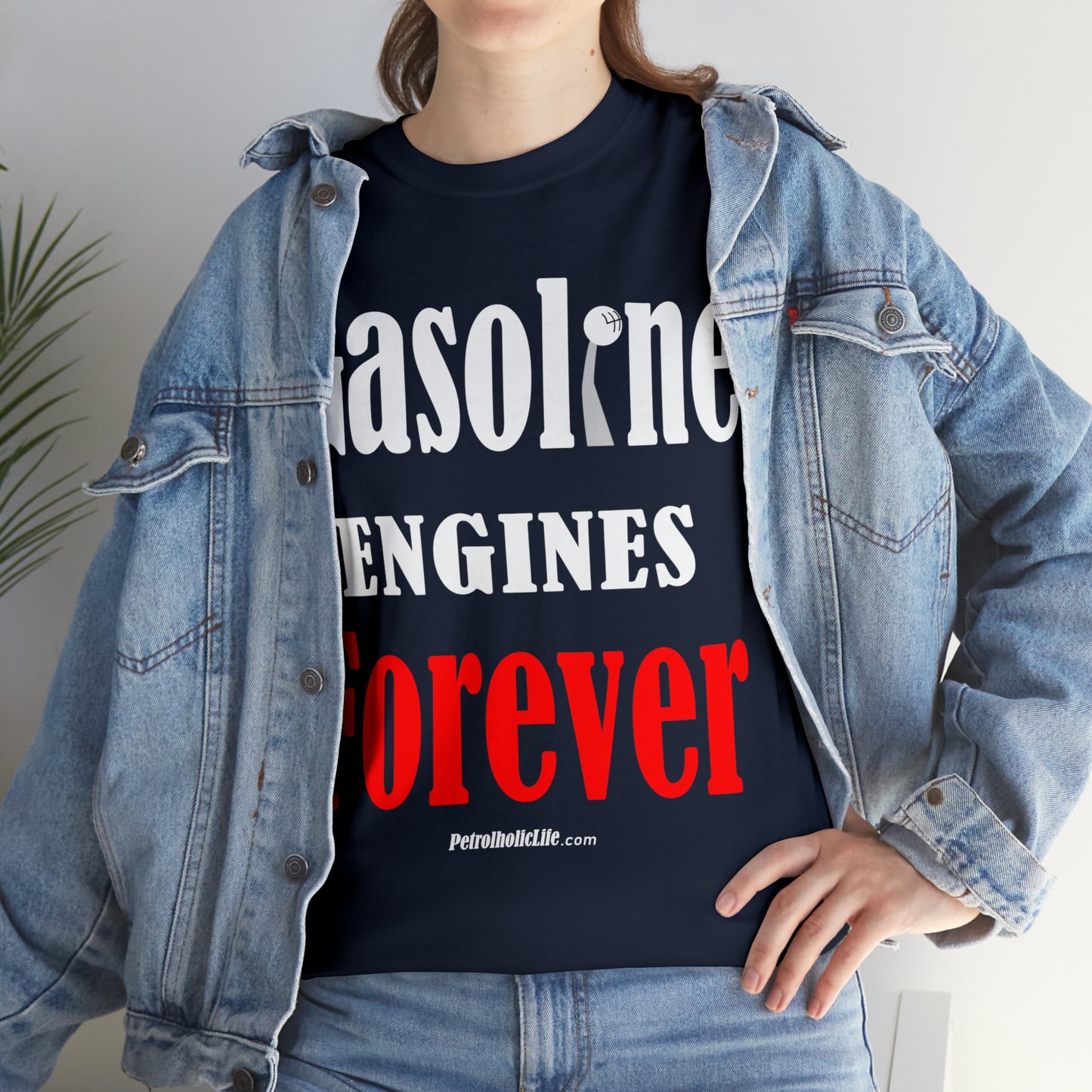 Gasoline Engines Forever - Unisex Heavy Cotton Tee