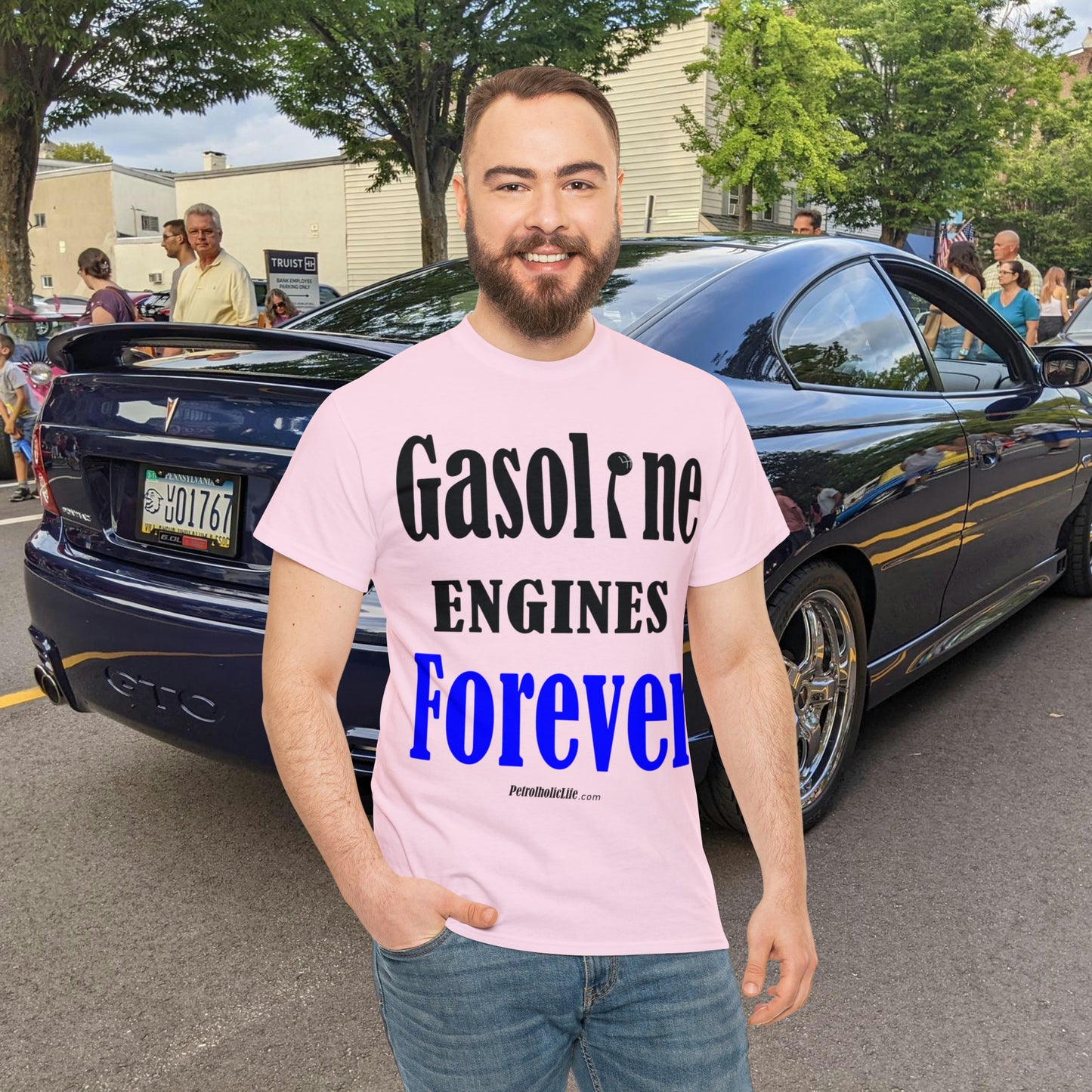 Gasoline Engines Forever - Unisex Heavy Cotton Tee