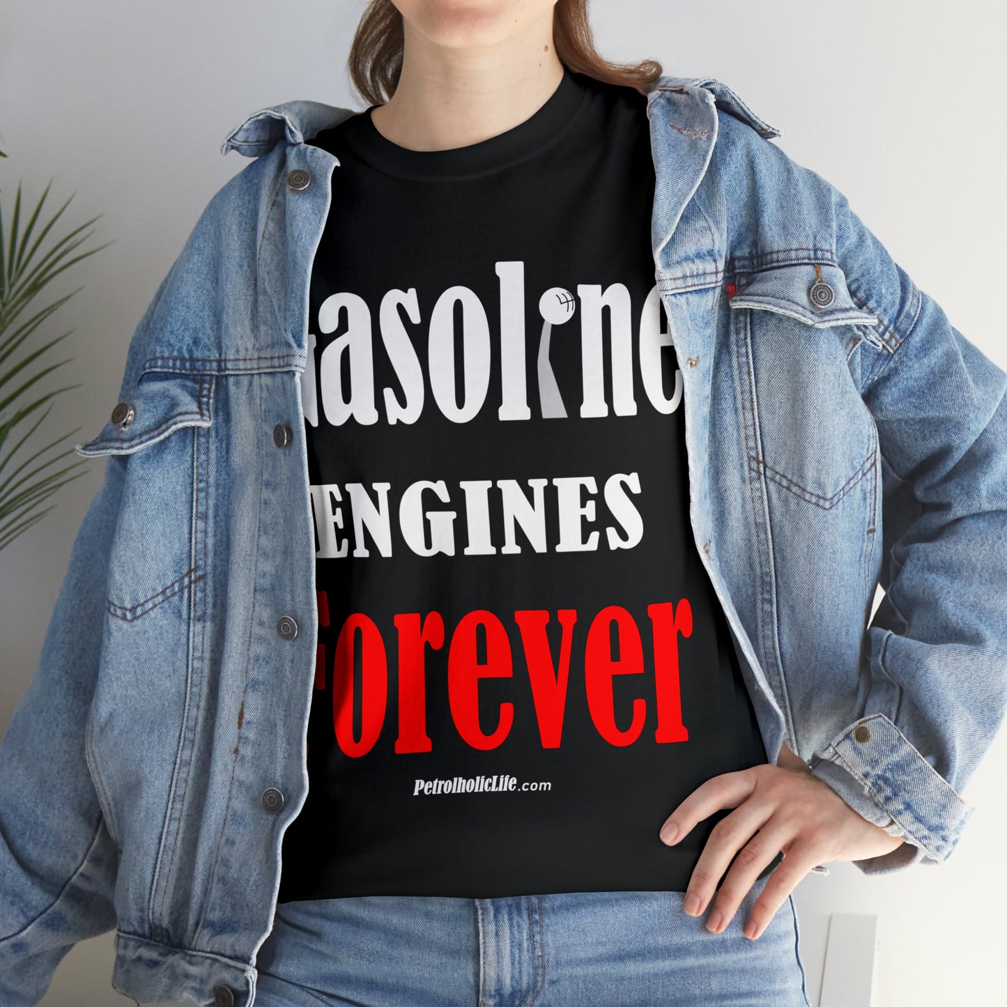 Gasoline Engines Forever - Unisex Heavy Cotton Tee