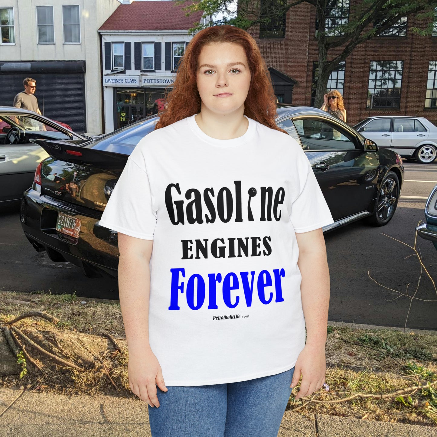 Gasoline Engines Forever - Unisex Heavy Cotton Tee