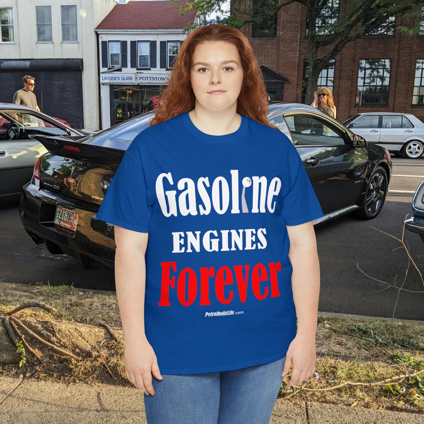 Gasoline Engines Forever - Unisex Heavy Cotton Tee