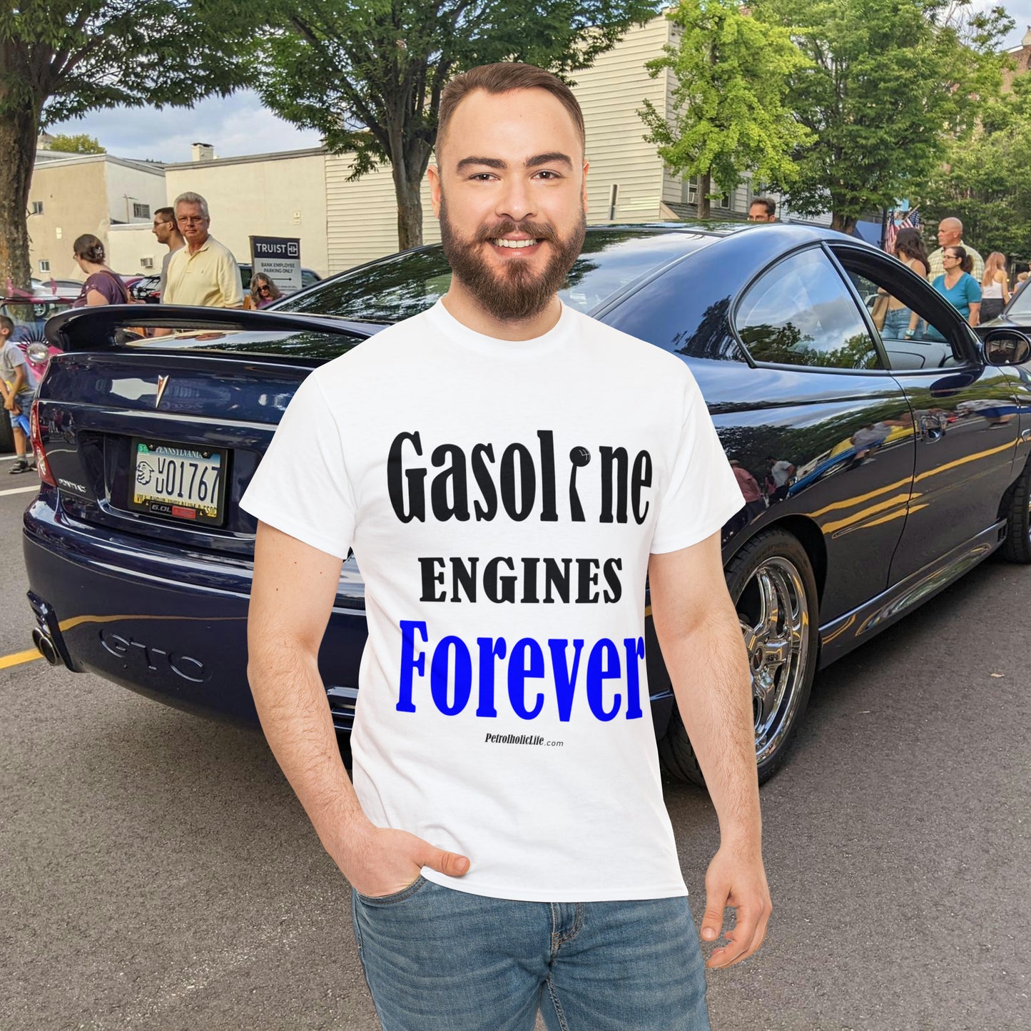 Gasoline Engines Forever - Unisex Heavy Cotton Tee