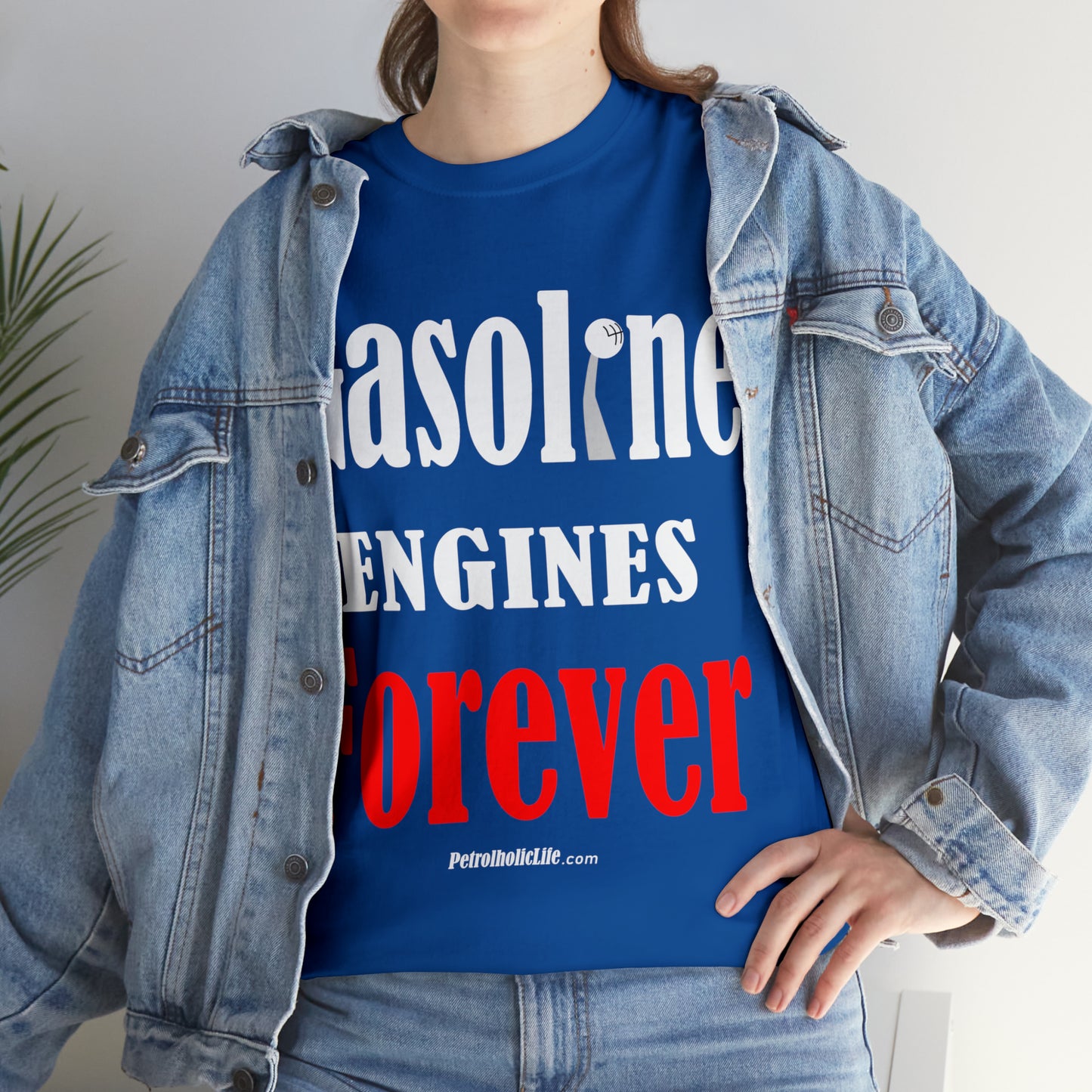 Gasoline Engines Forever - Unisex Heavy Cotton Tee